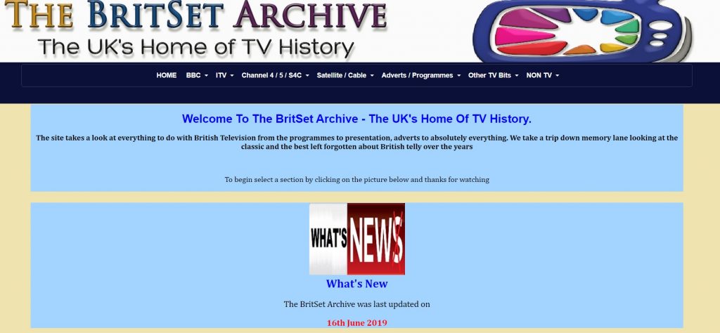 Click here to see what was new on the old site